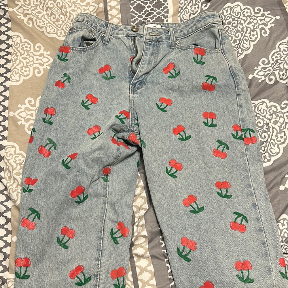 Cherry jeans!!